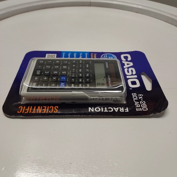CASIO FX-260 SOLAR II SCIENTIFIC FRACTION ADVANCED SOLAR POWERED CALCULATOR NEW - Picture 3 of 4